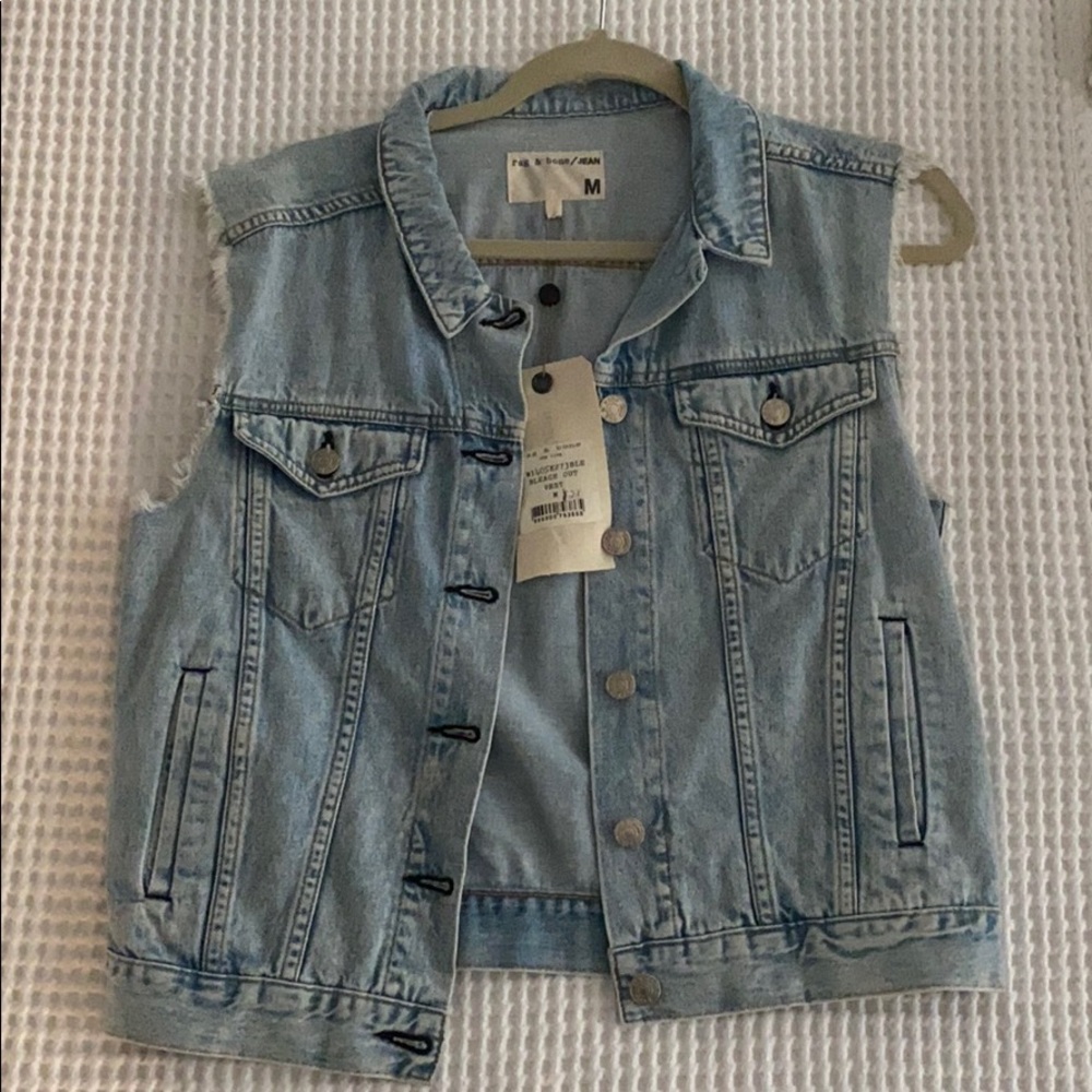 Rag and Bone denim vest NWT
